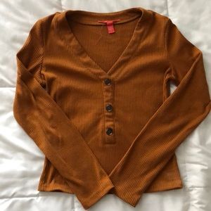 Burnt Orange Long Sleeve
